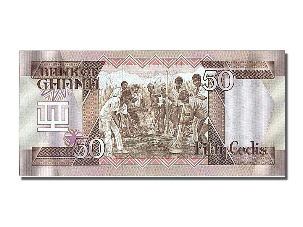 Banknote, Ghana, 50 Cedis, 1986, 1986-07-15, UNC(65-70)