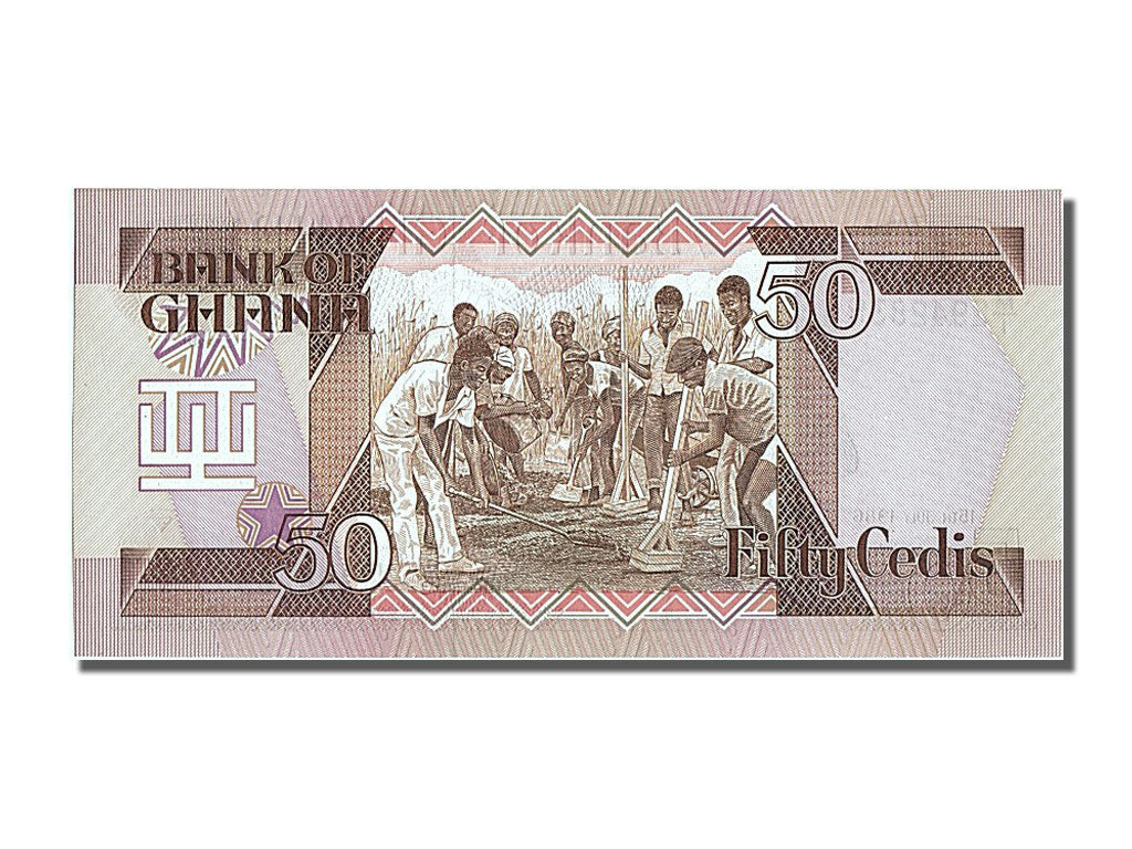 Banknote, Ghana, 50 Cedis, 1986, 1986-07-15, UNC(65-70)