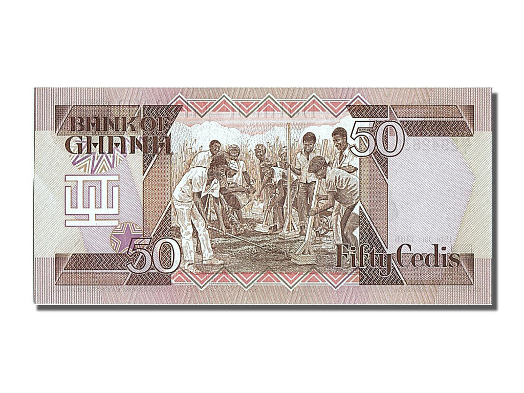 Ghana, 50 Cedis, 1986, KM #25, 1986-07-15, UNC(65-70), M/I2942836