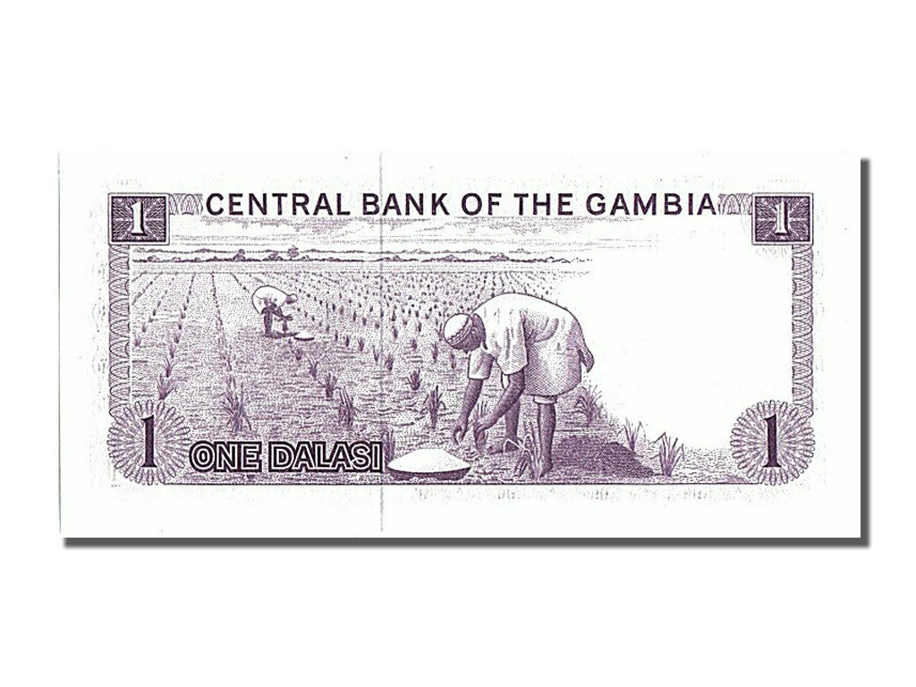 Billete, 1 Dalasi, Gambia, UNC