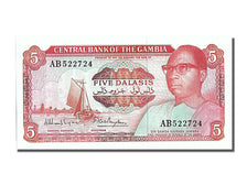 Banknote, Gambia, 5 Dalasis, UNC(65-70)