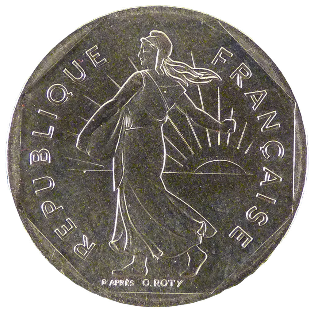 FRANCE, 2 Francs, 1980, MS(65-70), Nickel, Gadoury #547, 7.60
