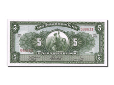 Banconote, Perù, 5 Soles De Oro, 1966, 1966-11-18, FDS