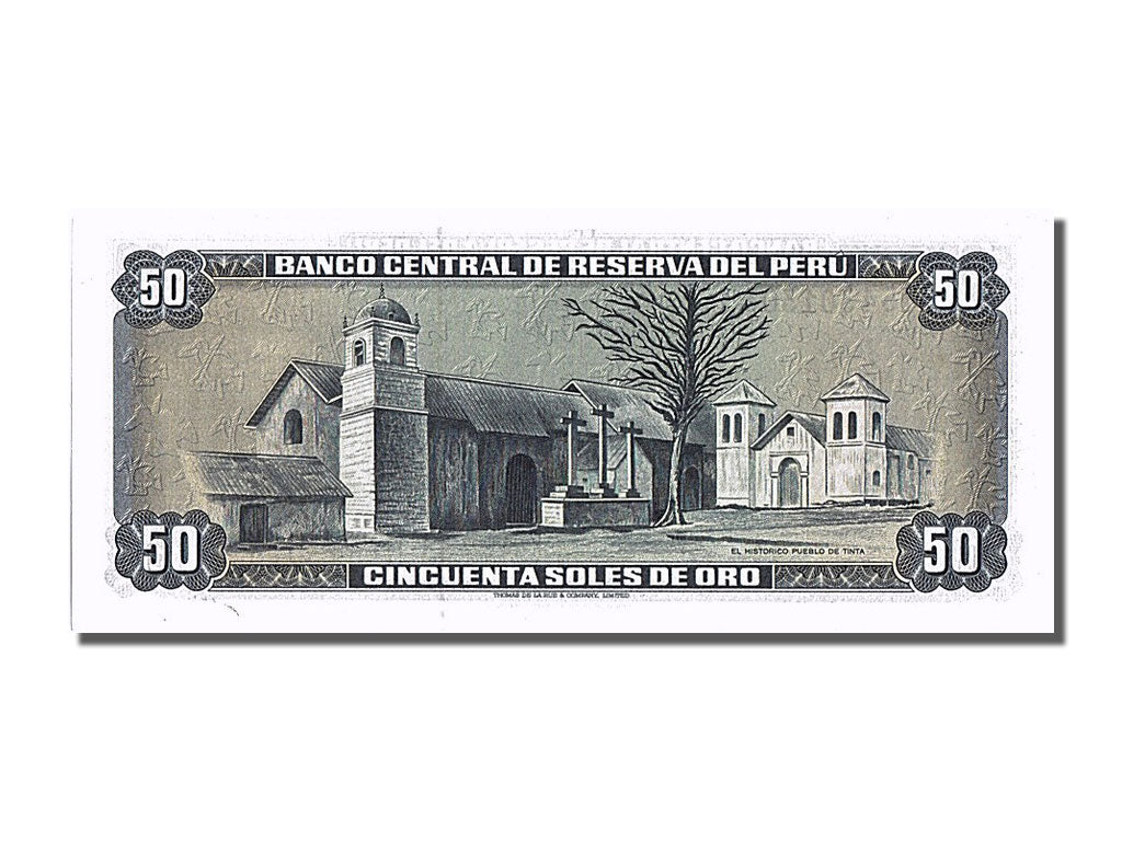 Banknote, Peru, 50 Soles De Oro, 1974, 1974-05-16, UNC(65-70)
