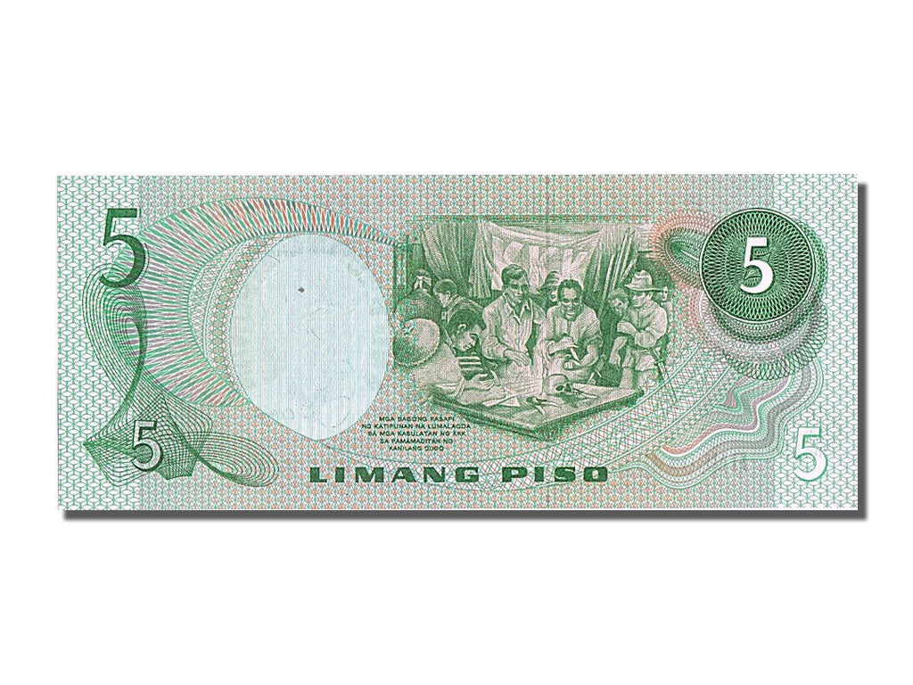 Banknot, Filipiny, 5 Piso, UNC(65-70)