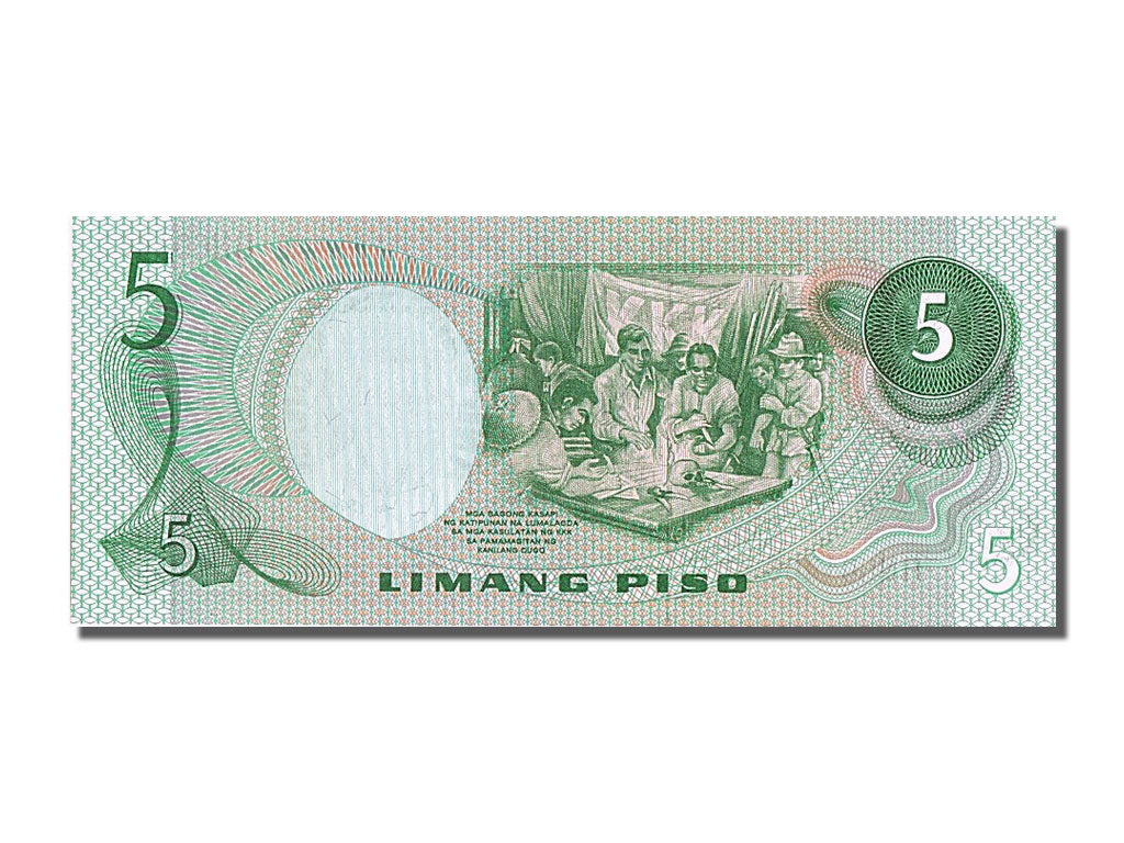Geldschein, Philippinen, 5 Piso, UNZ