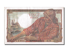 Francia, 20 Francs, 20 F 1942-1950 ''Pêcheur'', 1943, KM:100a, 1943-04-15, S...