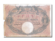 Banknote, France, 50 Francs, 50 F 1889-1927 ''Bleu et Rose'', 1898, 1898-06-14