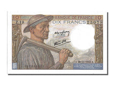 Banknote, France, 10 Francs, 10 F 1941-1949 ''Mineur'', 1942, 1942-11-26