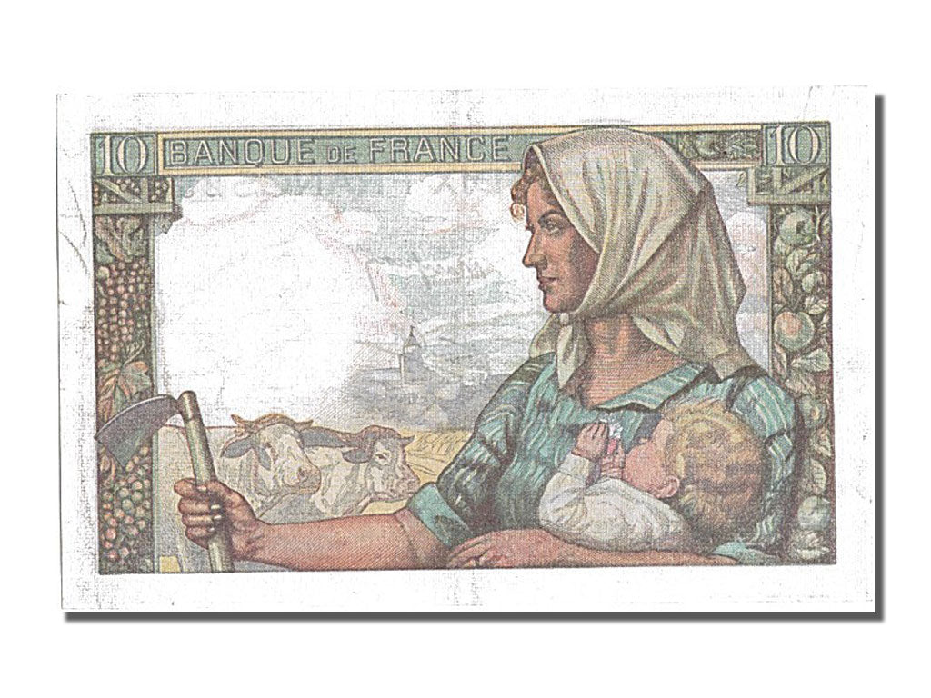 Banknote, France, 10 Francs, 10 F 1941-1949 ''Mineur'', 1942, 1942-11-26
