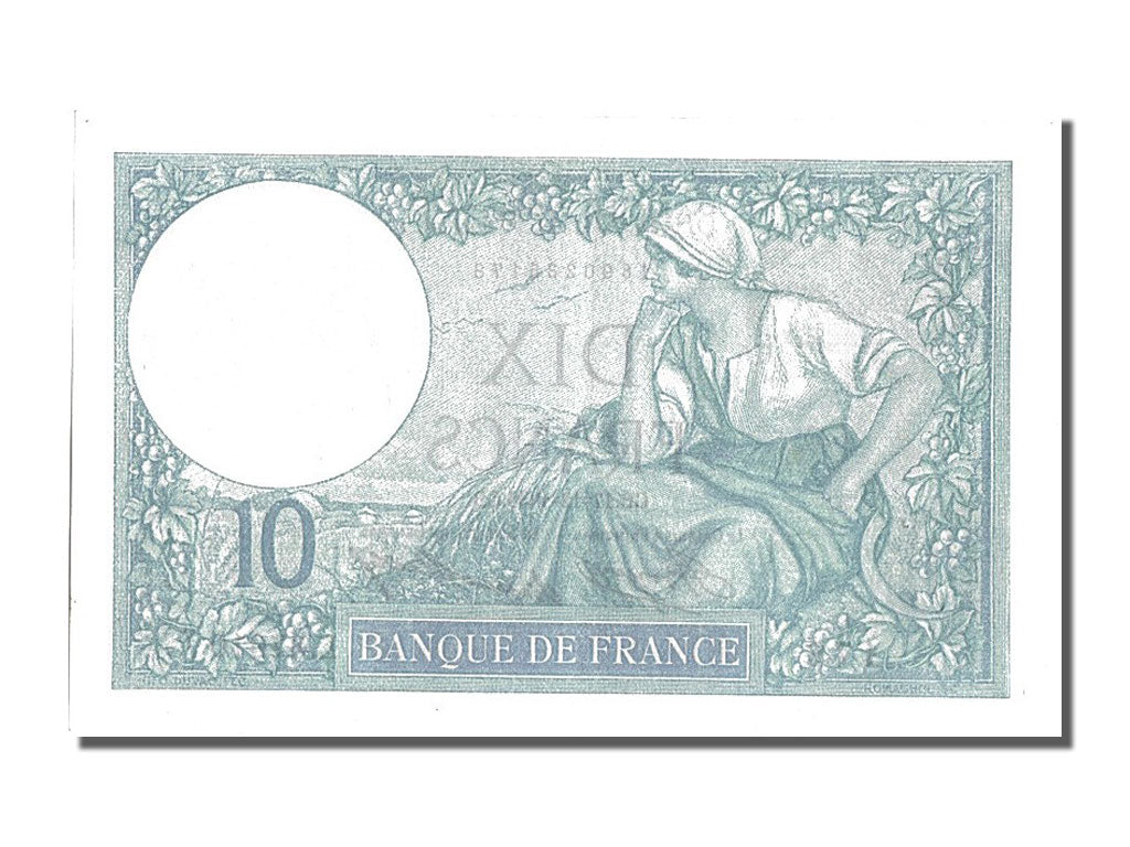 France, 10 Francs, 10 F 1916-1942 ''Minerve'', 1936, KM #73e, 1936-12-17,...