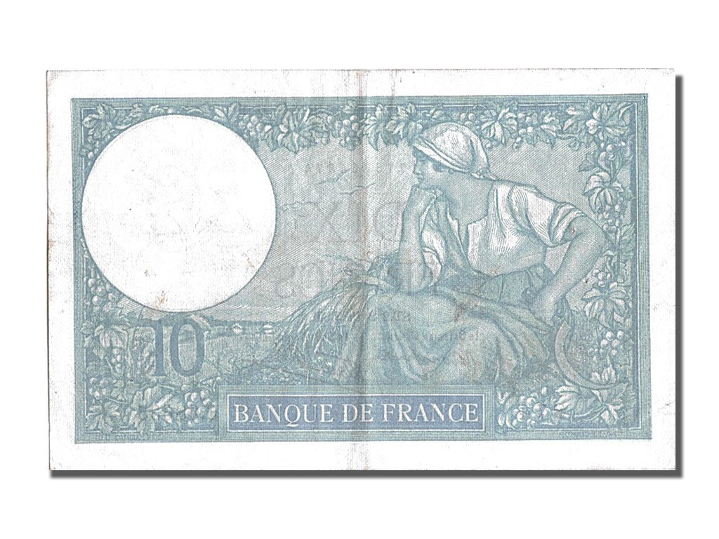 France, 10 Francs, 10 F 1916-1942 ''Minerve'', 1939, KM #84, 1939-02-02,...