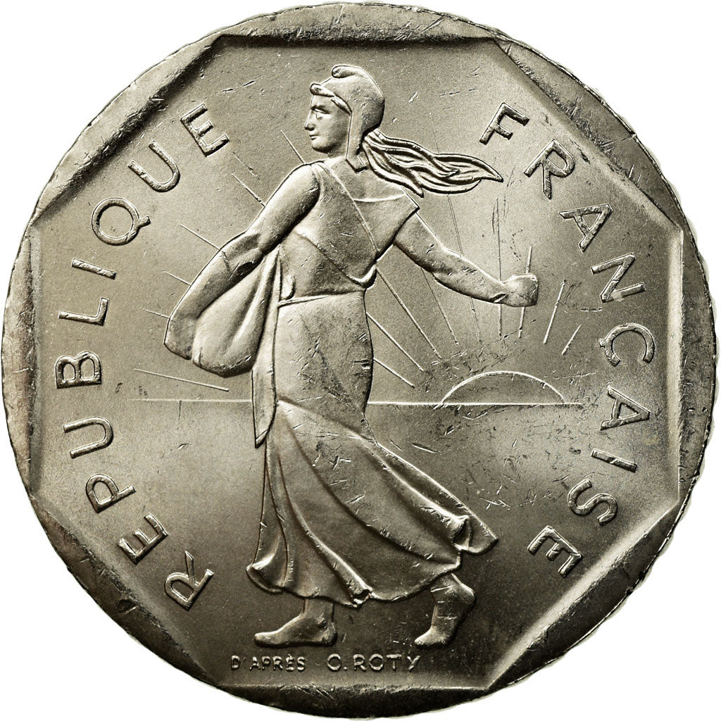 Monnaie, France, Semeuse, 2 Francs, 1993, FDC, Nickel, Gadoury:547