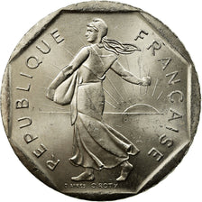Munten, Frankrijk, Semeuse, 2 Francs, 1993, FDC, Nickel, Gadoury:547