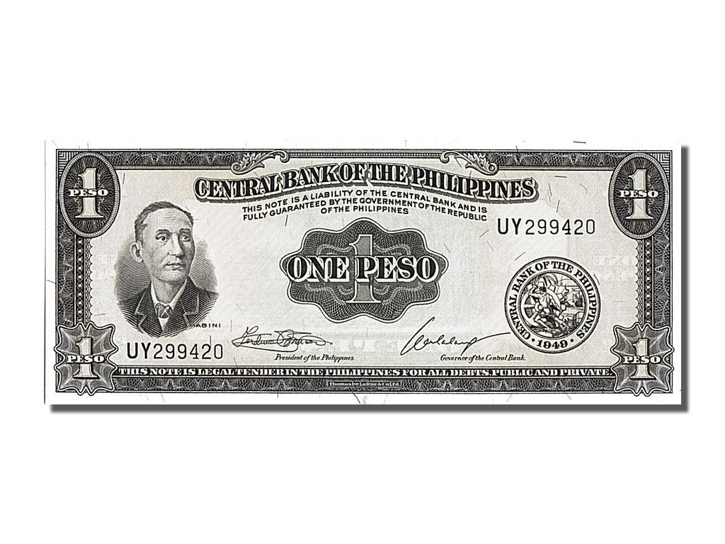 Banknote, Philippines, 1 Peso, UNC(65-70)