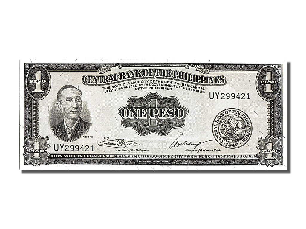 Banconote, Filippine, 1 Peso, FDS