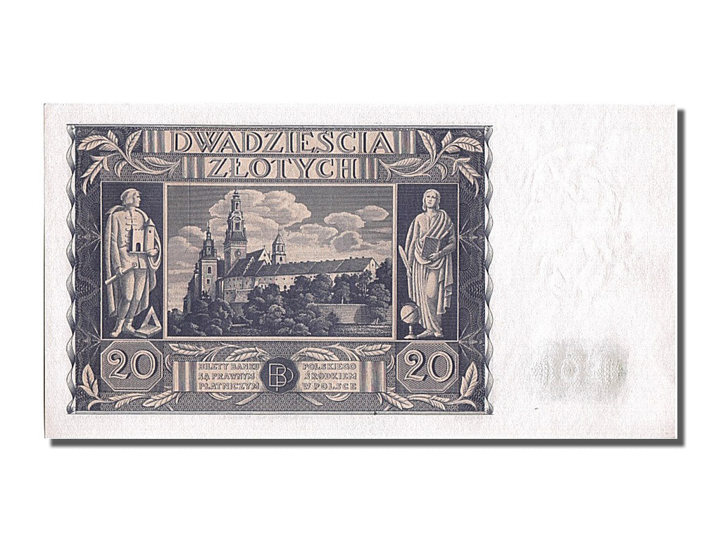 Poland, 20 Zlotych, 1936, KM #77, 1936-11-11, UNC(65-70), AH1328957