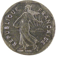 V ème République,2 Francs Semeuse