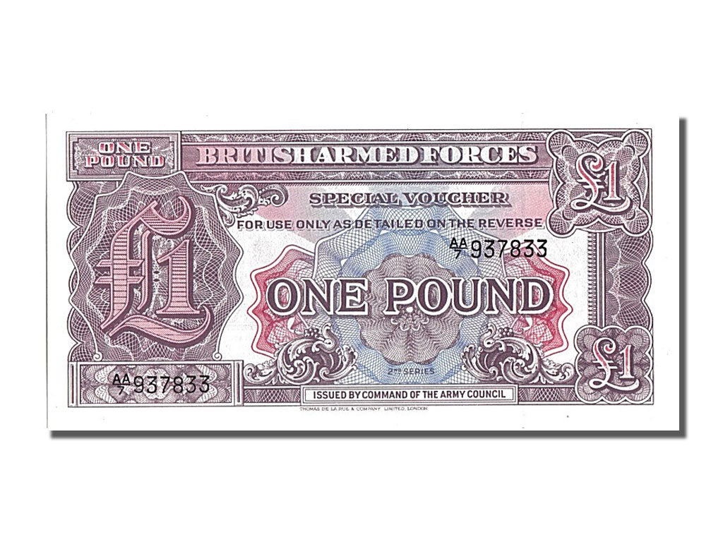 Great Britain, 1 Pound, KM #M22a, UNC(65-70), AA/7937834