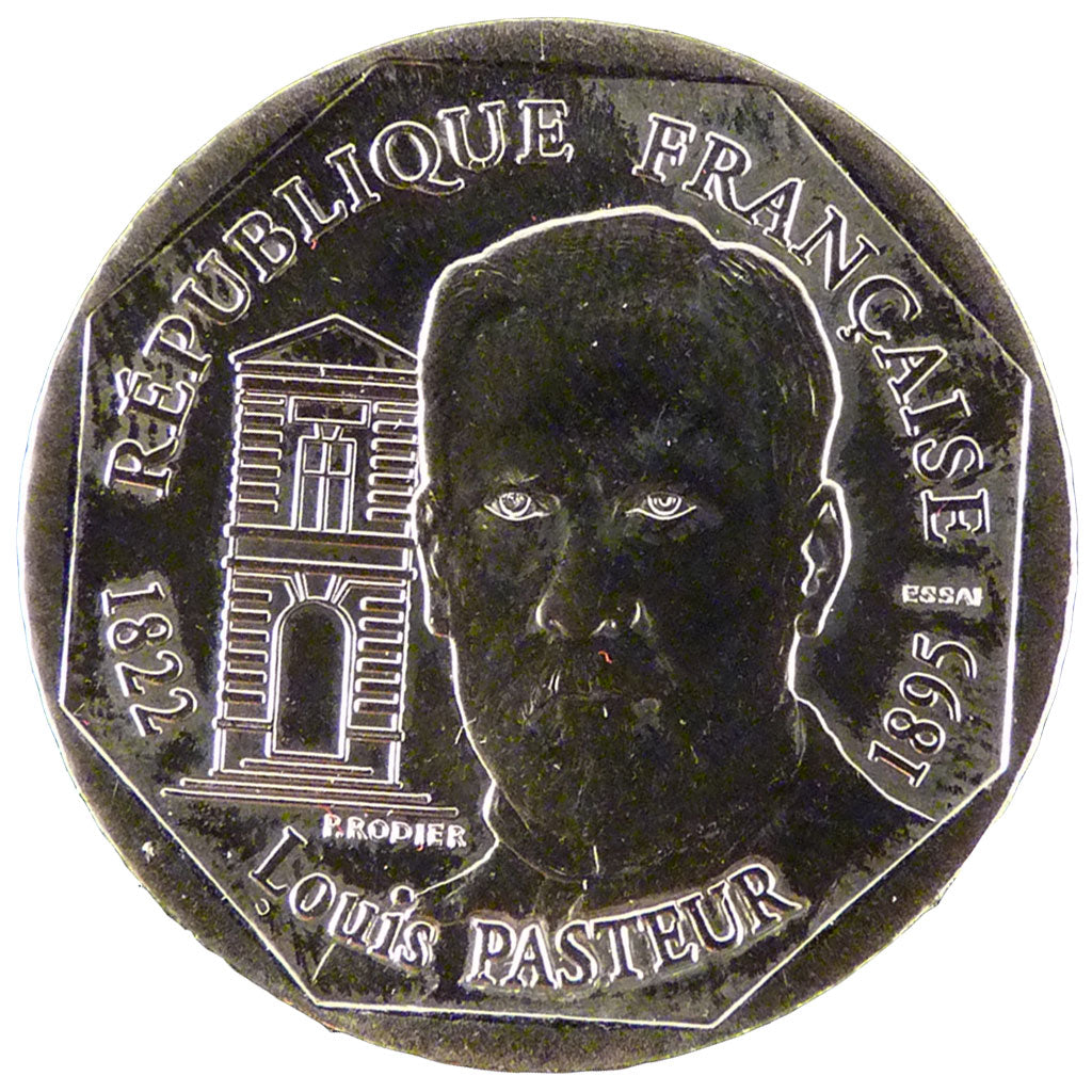 FRANCE, 2 Francs, 1995, MS(65-70), Nickel, Gadoury #549, 7.50