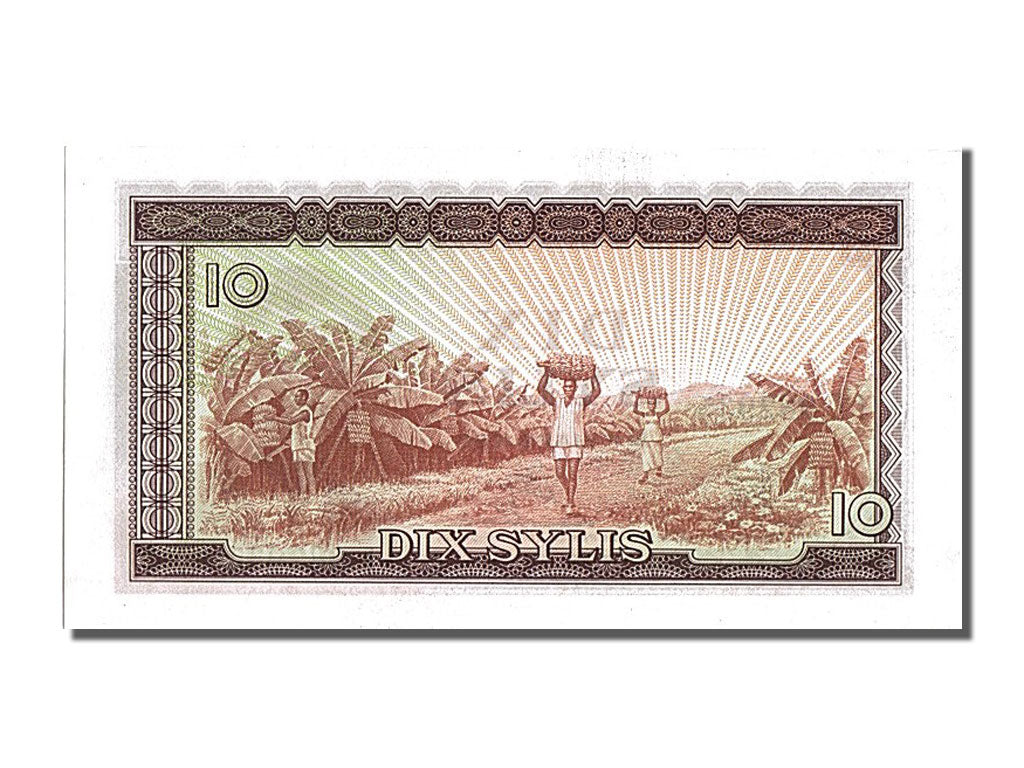 Guinea, 10 Sylis, 1960, KM #16, 1960-03-01, UNC(65-70), 11982935