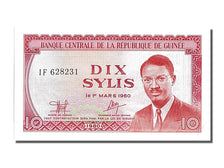 Billete, 10 Sylis, 1960, Guinea, 1960-03-01, UNC