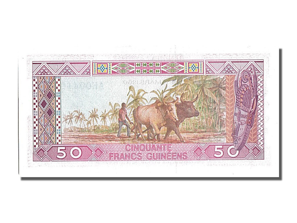 Banconote, Guinea, 50 Francs, 1960, 1960-03-01, FDS