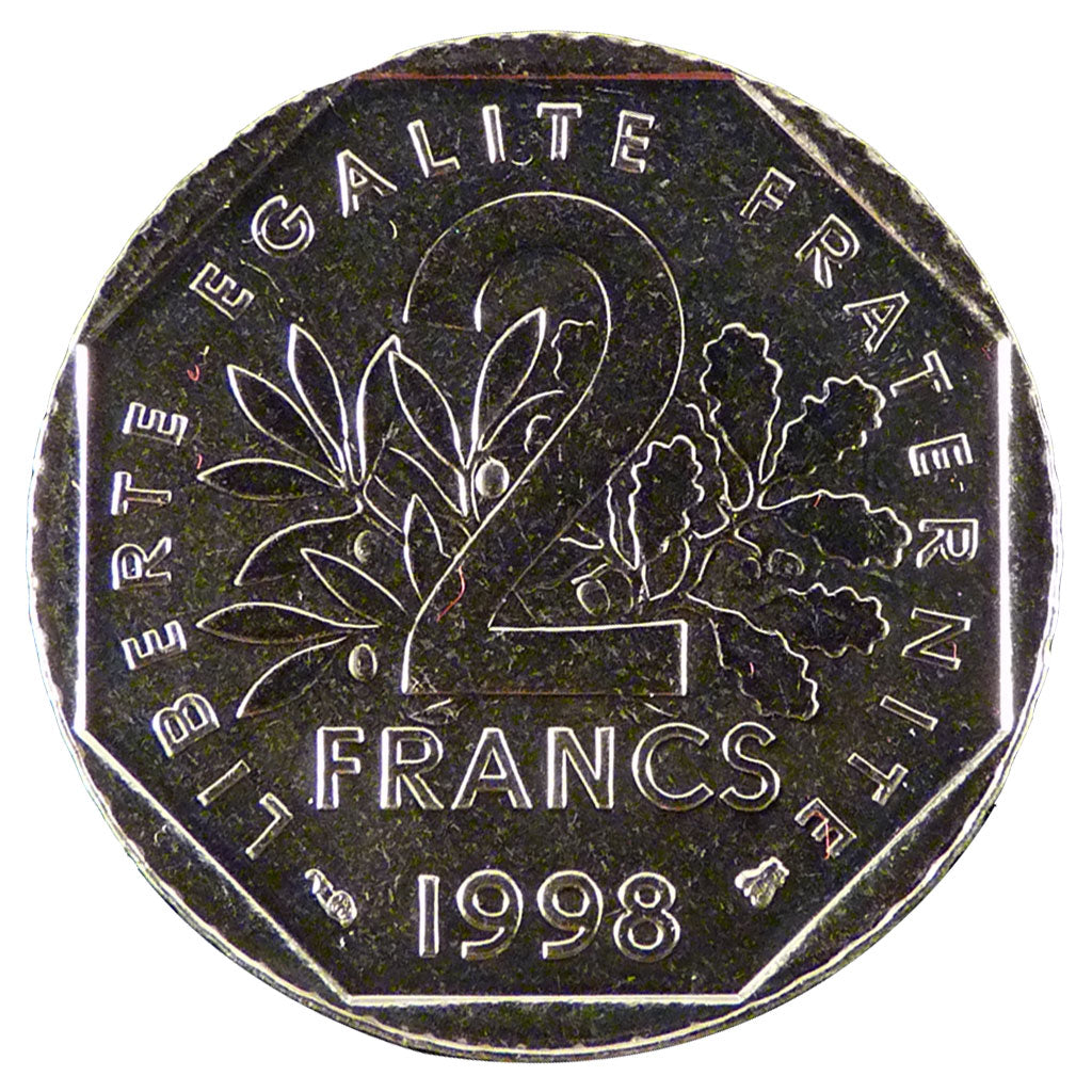 V ème République,2 Francs Semeuse