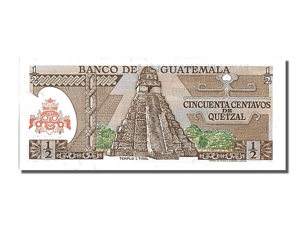 Banknote, Guatemala, 1/2 Quetzal, 1983, 1983-01-06, UNC(65-70)