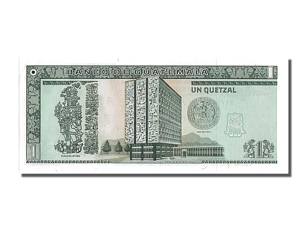 Banknote, Guatemala, 1 Quetzal, 1990, 1985-01-09, UNC(65-70)