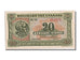 Banknote, Greece, 20 Drachmai, 1940, 1940-04-06, UNC(65-70)