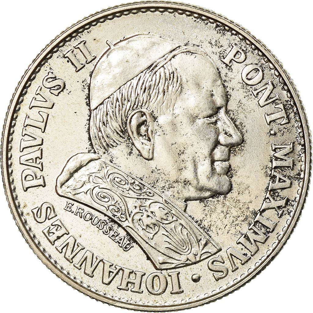 Vatican, Medal, Jean-Paul II, Lourdes, 1981, Rousseau, MS(63), Silver