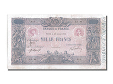 France, 1000 Francs, 1 000 F 1889-1926 ''Bleu et Rose'', 1919, KM #67g,...