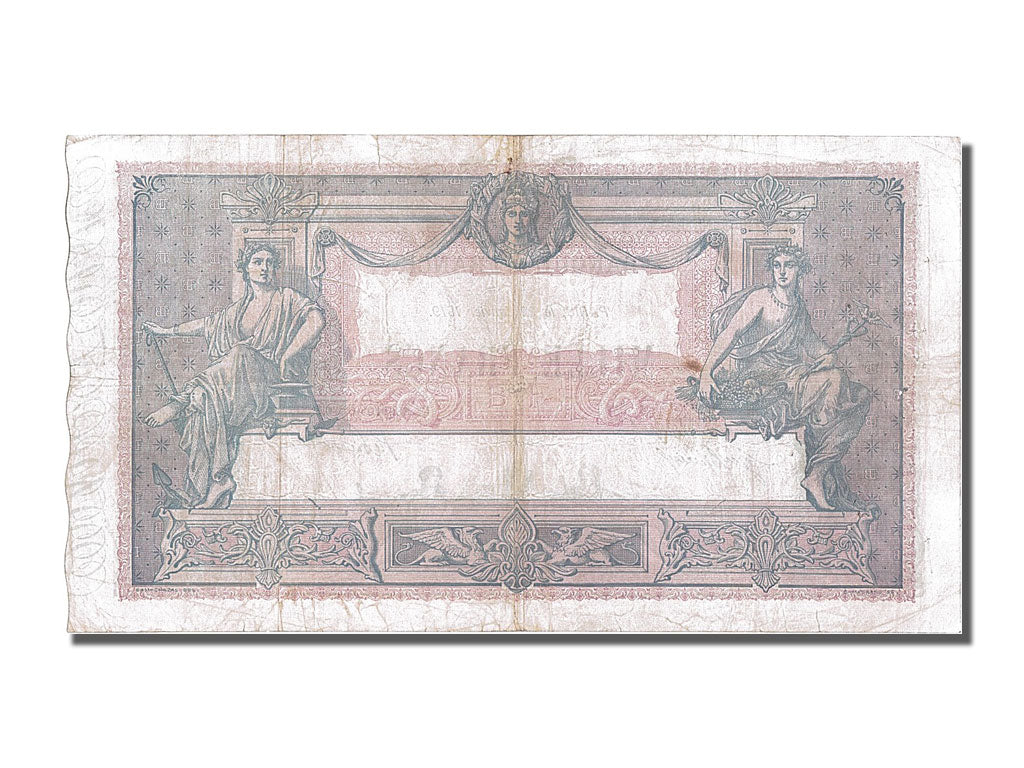 France, 1000 Francs, 1 000 F 1889-1926 ''Bleu et Rose'', 1919, KM #67g,...