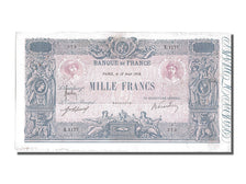 France, 1000 Francs, 1 000 F 1889-1926 ''Bleu et Rose'', 1918, KM #67g,...