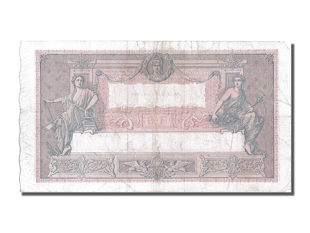 France, 1000 Francs, 1 000 F 1889-1926 ''Bleu et Rose'', 1917, KM #67g,...