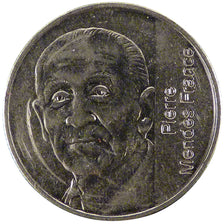Francia, Mendès France, 5 Francs, 1992, Paris, BB+, Nichel, Gadoury:773