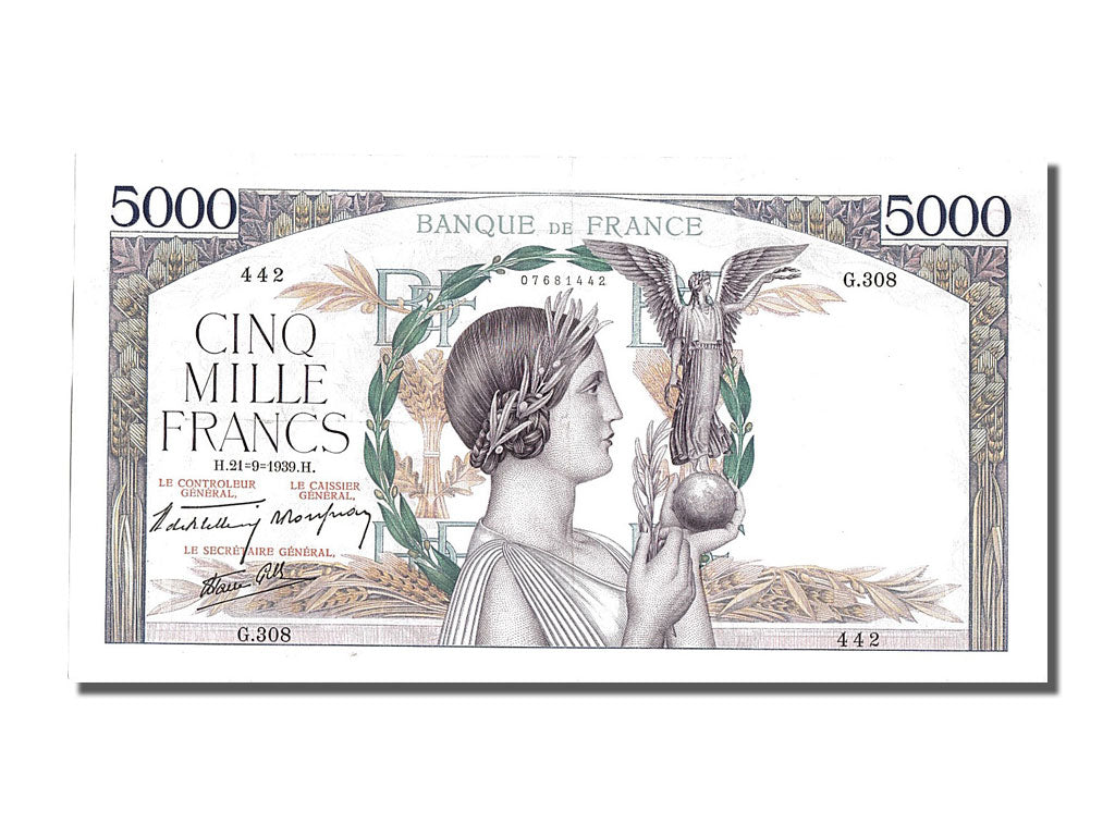 5000 Francs type Victoire