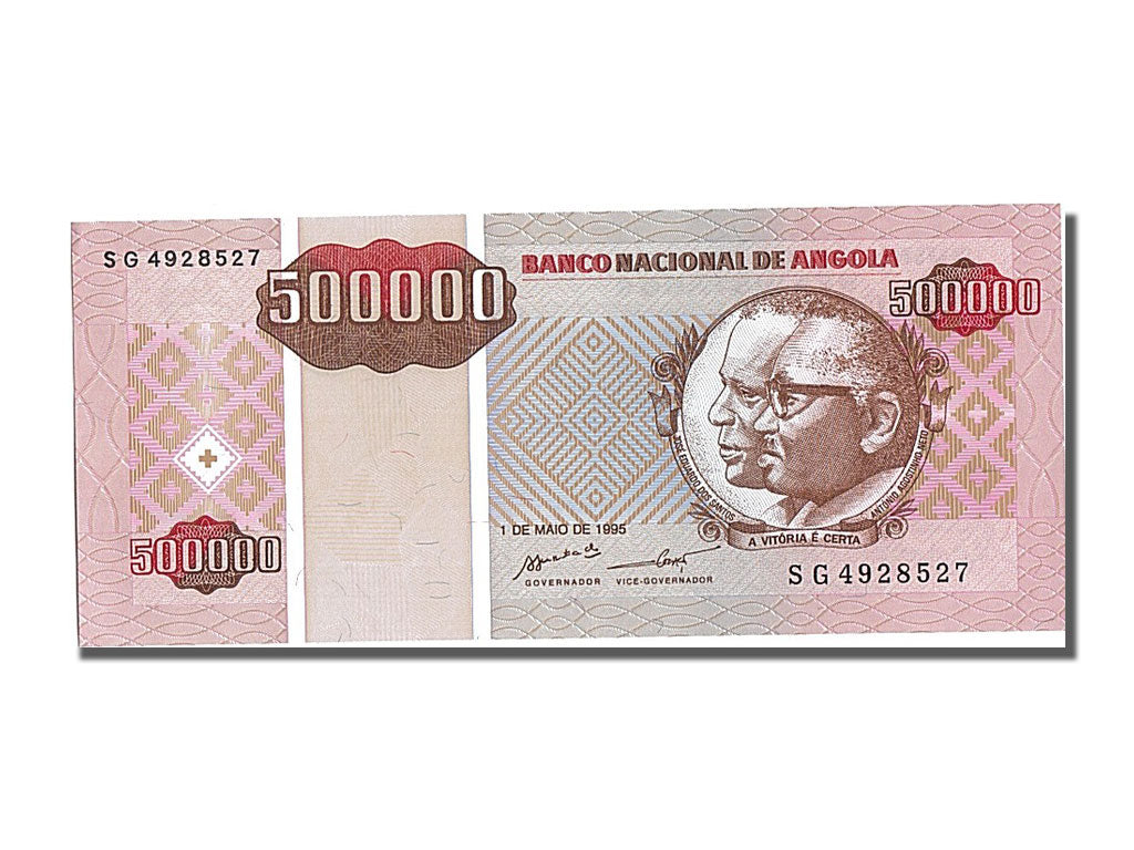 Billete, 500,000 Kwanzas Reajustados, 1995, Angola, 1995-05-01, UNC