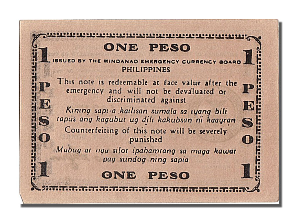 Filippine, 1 Peso, 1944, SPL