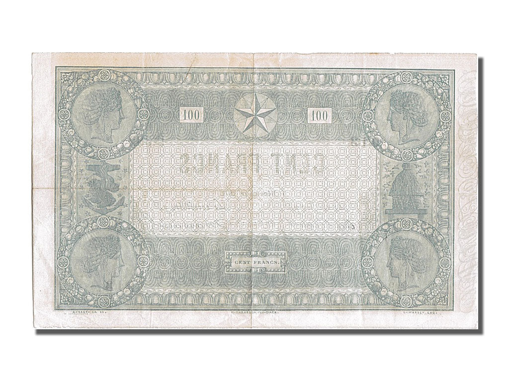 Banknote, France, 100 Francs, ...-1889 Circulated during XIXth, 1871