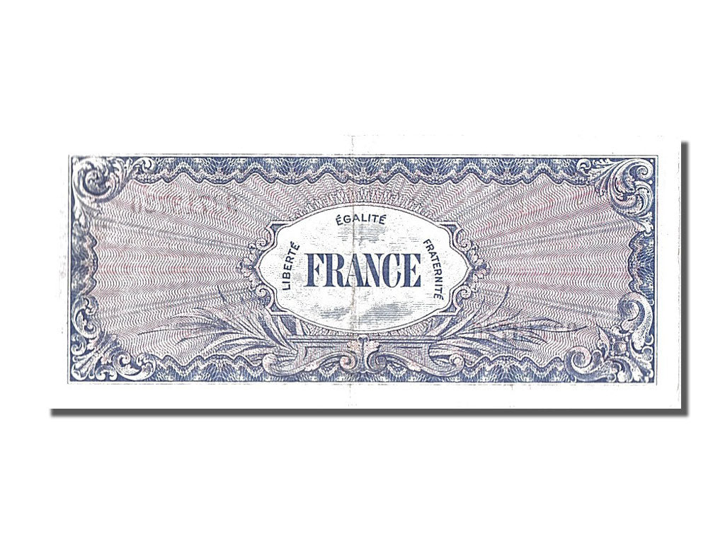 France, 1000 Francs, 1945 Verso France, 1945, KM #125b, 1945-06-04, AU(50-53),..