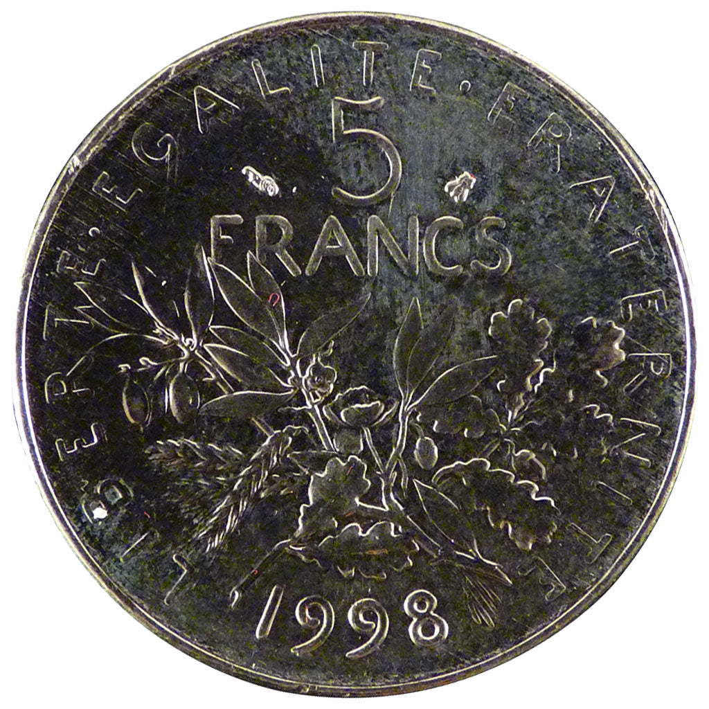 V ème République,5 Francs Semeuse
