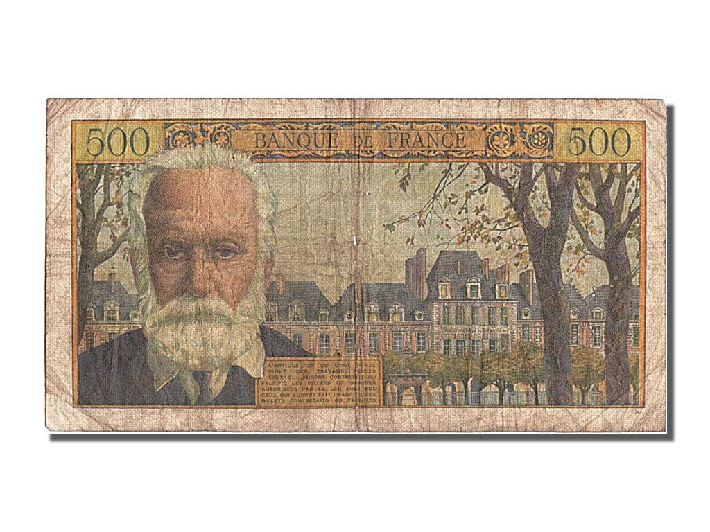 FRANCE, 5 NF / 500 Francs, 1955-1959 Overprinted with ''Nouveaux Francs'',...