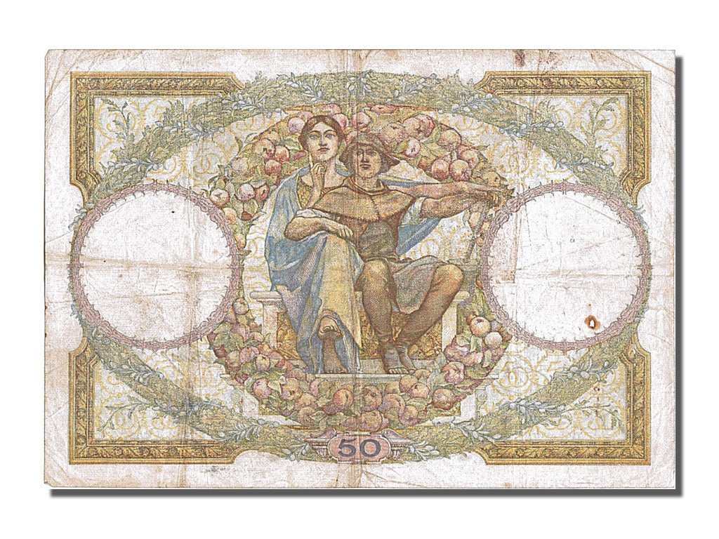 Banknote, France, 50 Francs, 50 F 1927-1934 ''Luc Olivier Merson'', 1934