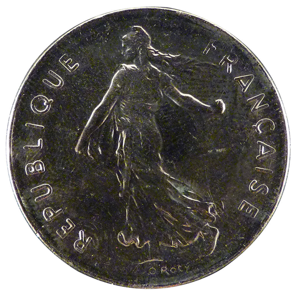 FRANCE, Semeuse, 5 Francs, 2001, Paris, KM #926a.1, MS(65-70), Nickel Clad...