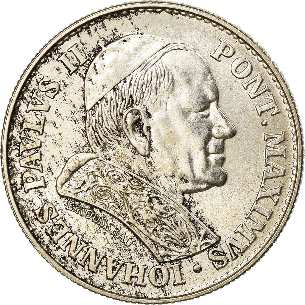 Vatican, Medal, Jean-Paul II, Lourdes, 1981, Rousseau, MS(63), Silver