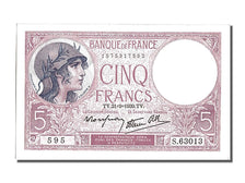 Banconote, Francia, 5 Francs, 5 F 1917-1940 ''Violet'', 1939, 1939-09-21, FDS