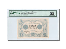 Geldschein, Frankreich, 5 Francs, 5 F 1871-1874 ''Noir'', 1873, 1873-07-18