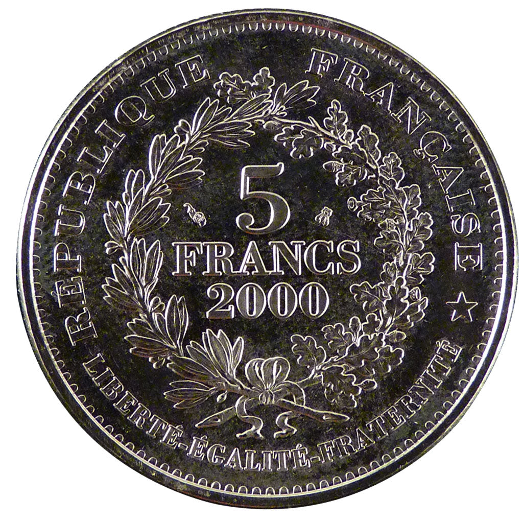 FRANCE, Statère des Parisii, 5 Francs, 2000, Paris, KM #1222, MS(65-70), C...
